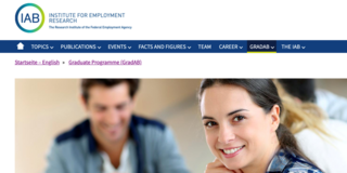 Screenshot of the Website of IAB