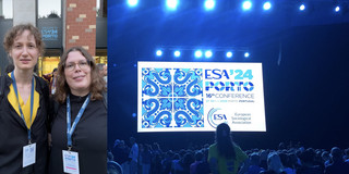 Ronja Trischler and Ann Kristin Augst attending the ESA conference in Porto